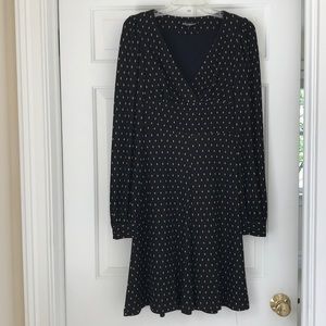 Betsy Johnson dress, Size 6, brown polka dot